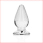 Crystal Clear 4.5" Butt Plug Clear