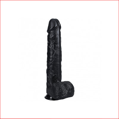 RealRock Ultra Straight w Balls 13" Black