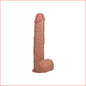 RealRock Ultra Straight w Balls 14" Tan