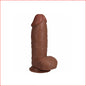 RealRock 8" Extra Thick w Balls Tan