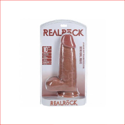 RealRock 10" Extra Thick w Balls Tan