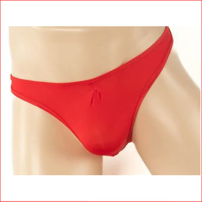 201 Men's Lycra G-String Red OS