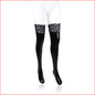 WetLook Socks with Lace Trim OS