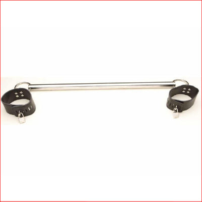 Spreader Bar Black Wrist Cuffs