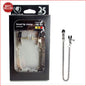 Adjustable Broad Tip Clamps - Jewel Chain