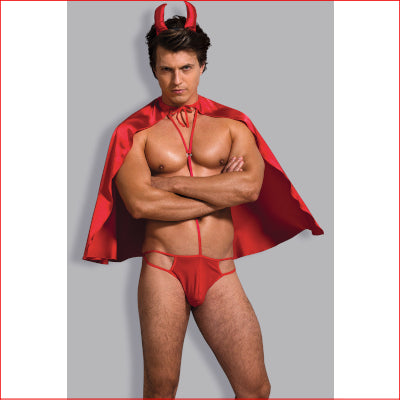 Devil Cape, Teddie & Headband 3pce
