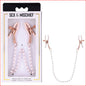 Sex & Mischief Peaches N CreaMe Pearl Nipple Clamps