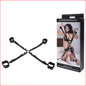 Sportsheets Velvet Noir Adjustable Hog Tie & Cuff Set