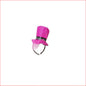 Bride To Be Top Hat w Mini Veil
