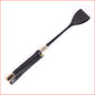 w108 Riding Crop Gold Trim