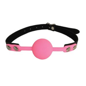 Gag Silicone Mouth Piece Pink