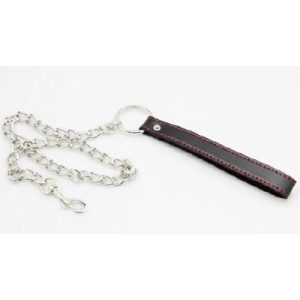 Chain Lead Black/Red Handle