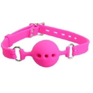 Silicone Breathable Ball Gag Pink