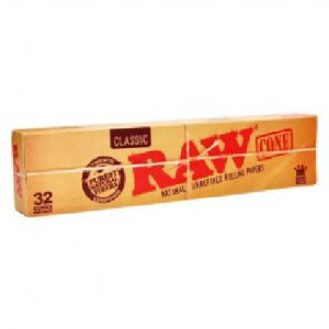 Raw Cones Classic 32pk PreRoll 1 1/4