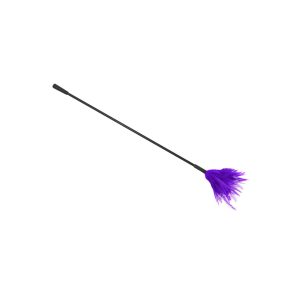 Crop with Feather Tickler Purple