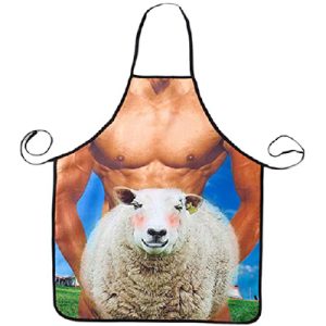 Apron Man And Sheep d