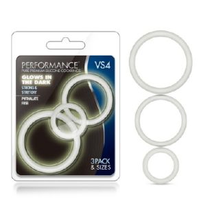 Performance VS4 Silicone Glow 3pk sml