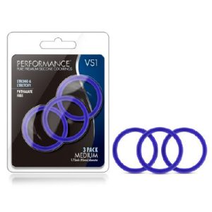 Performance VS1 Silicone Medium 3pk Blue