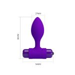 Pretty Love Vibra Purple Butt Plug