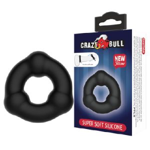 Crazy Bull Ribbed cock ring 54mm x 18mm