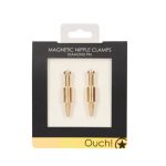 OUCH! Diamond Pin Gold Magnetic Clamps