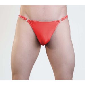 Mens Quick Release Thong Red S/M
