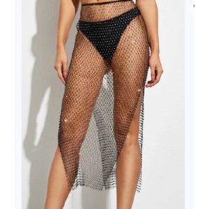 Muse Diamante Mesh Skirt