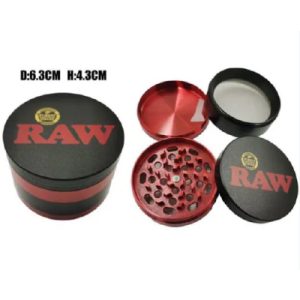 RAW Grinder Black & Red 4pce