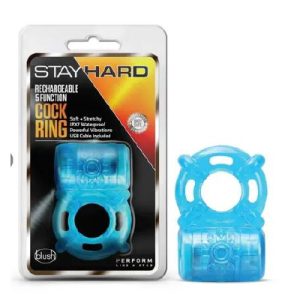 Stayhard Cock Ring Rechargeable Blue