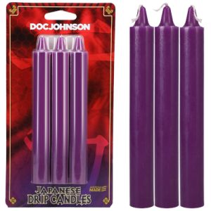 Japanese Drip Candles Purple