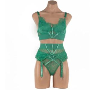 593 Giselle 3 Piece Set Large Green