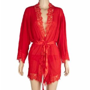 2000b Alison Lace Brunch Coat Red Queen