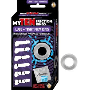 My Ten Erection Rings with Lube