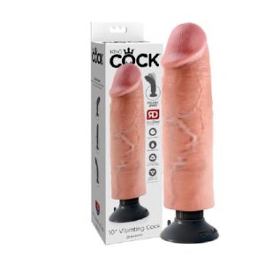 King Cock 10" Vibrating Cock