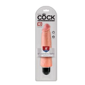 King Cock 8" Vibrating Stiffy