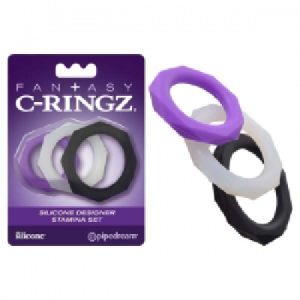 FCR Silicone Stamina Cock Ring Set