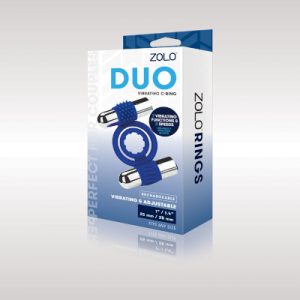 Zolo Duo Vibrating Cock Ring Rechargeabl