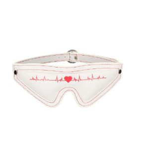 Ouch! Nurse Blindfold PU w Buckle