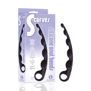 The 9's S-Curves Silicone Anal Beads