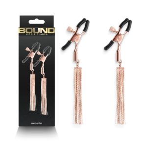 Bound Nipple Clamps D2 Rose Gold