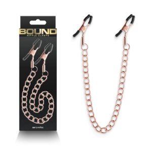 Bound Nipple Clamps DC2 Rose Gold