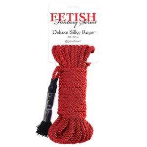 Fetish Fantasy Deluxe Silky Rope Red