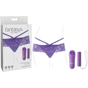 Fantasy For Her Crotchless Panty Set