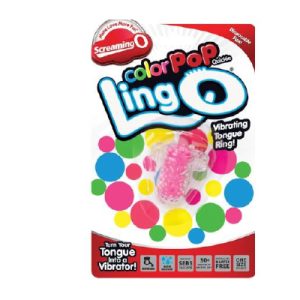 Color-Pop LingO Tongue Ring Pink