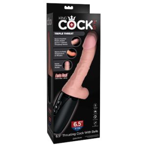 King Cock Plus 6.5'' Thrusting Cock & Ba