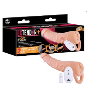 Extender with Remote 9" Flesh