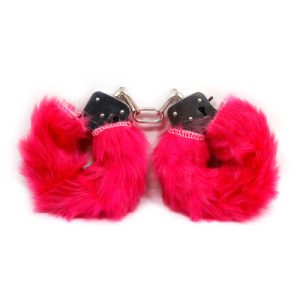 Fluffy Handcuffs Cerise