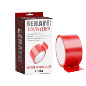 Behave! Bind Me Bondage Tape Red