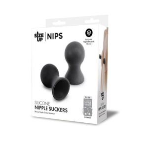 Size Up Silicone Nipple Suckers Black