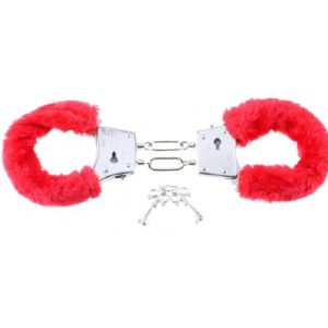 FFS Beginners Furry Cuffs Red